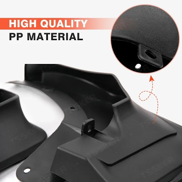 Apktnka Stänkskydd Set För Toyota Prius XW30 2010 - 2015 Stänkskärmar Smutsskydd Skärmar Smutsig Fender Fram Bak 2011 2012 2013