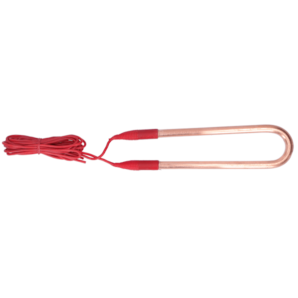 Elektrisk varmeelement i messing - Eksplosjonssikker U-formet varmeapparat med 115 cm kabel (2 KW, Mål: 26,5 x 6,5 x 1 cm / 10,4 x 2,6 x 0,4 tommer)