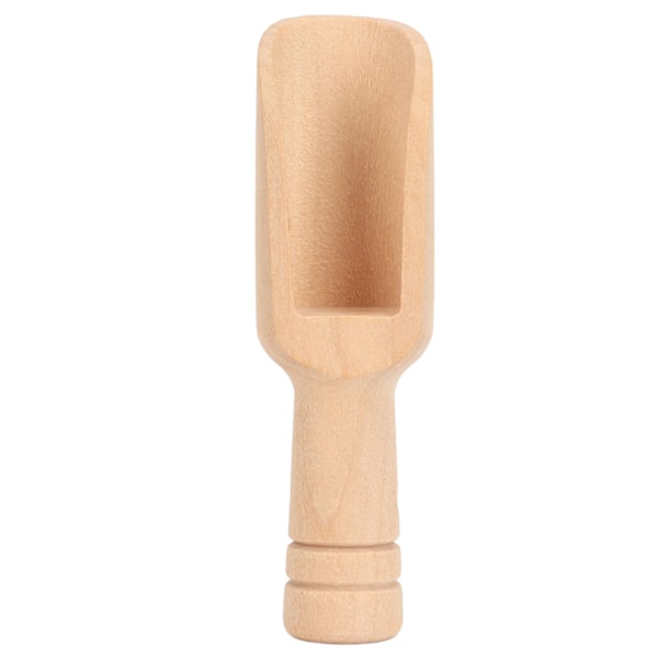 Eko-vänliga Träbadsaltskedar - Polerad Yta, Perfekt för Duschrum - Typ 1 (2,4x7,6 cm/0,95x3,0 tum), Set om 10