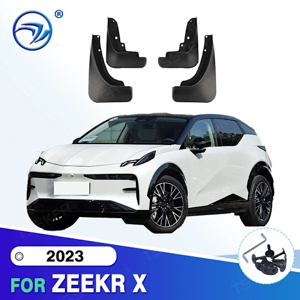 Stänkskydd för ZEEKR X 2023, stänkskärmar, lera flikar, skärm, biltillbehör