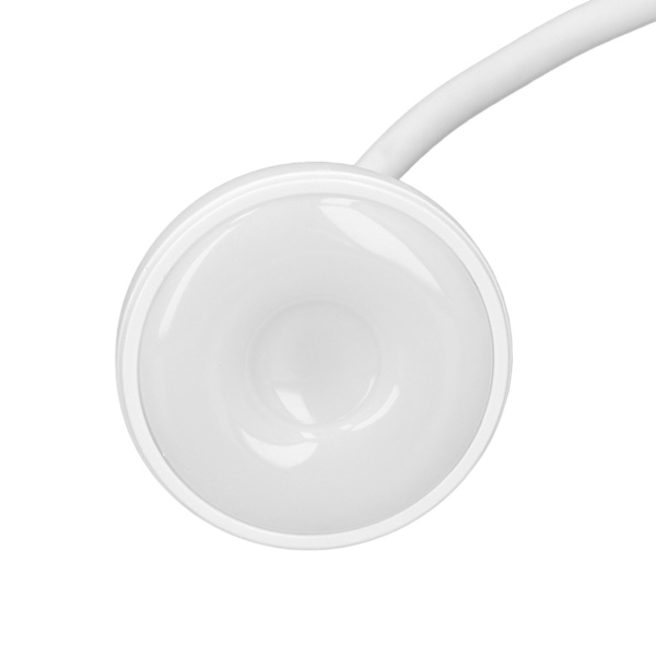 Barnlampa i Pandastyle - Flexibel Svanhals USB Laddningsbar 600mAh LED Skrivbordslampa för Hemstudie och Kontorsbruk White