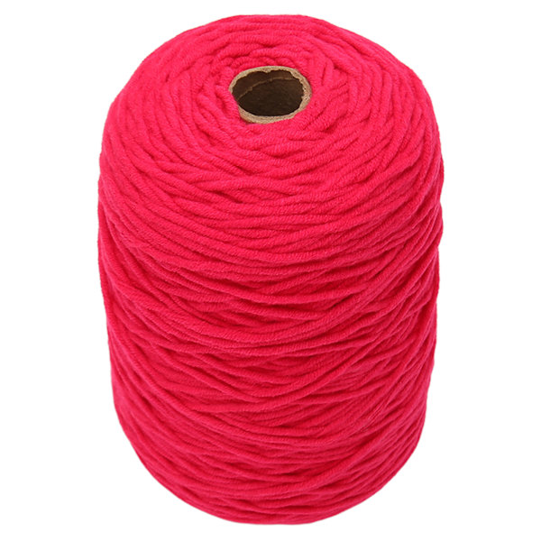 Myk bomulls-polyester blanding lang-haug tufting garn: 437 yards, 0,2 tommer bred, krympebestandig - Perfekt for DIY håndverk veving