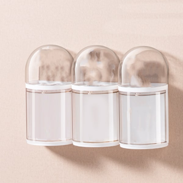 Transparent Väggmonterad Displaylåda för Dockfigurer - Enkelt Lager, 11x13,5cm White S