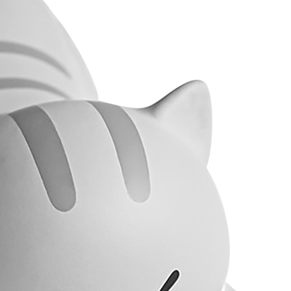 Søt Tegneserie Dyr Tastatur Håndleddstøtte - Myk og Komfortabel Håndleddsmatte for Hjem, Spill og Kontor - Grå Katt Design