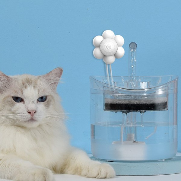 Rörelsesensor Katt Hund Vattenfontän Dispenser ligent infraröd Z