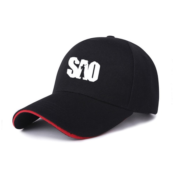 Sword Art Online Baseball Cap Sport vapaa-ajan hattu Snapback säädettävä hattu