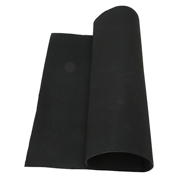 Sort 1,2 mm Anti-Slip Blød Gummi Sålark til Sko Reparation og Polstring - Slidstærkt Design