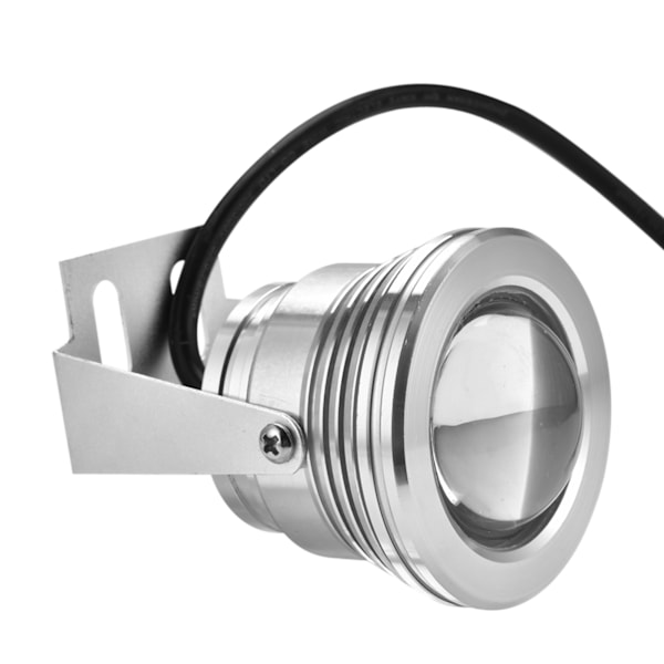 2V 10W RGB Vandtæt LED Spotlight til Akvarier, Pools og Haver - Under Vand Sølv Design