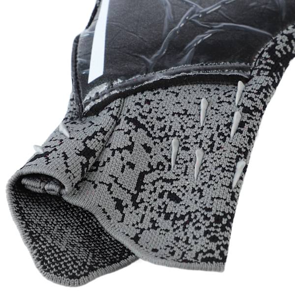 Professionelle Åndbare Fodboldmålmandshandsker - Anti-Slip Sorte Målmandshandsker med Nummer 8 Black