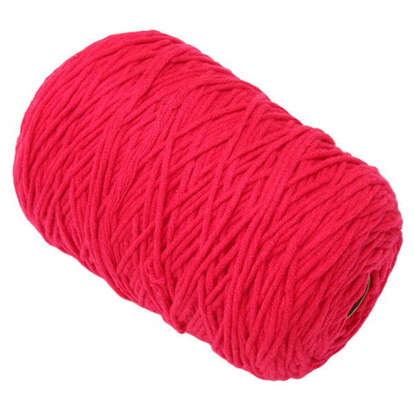 Myk bomulls-polyester blanding lang-haug tufting garn: 437 yards, 0,2 tommer bred, krympebestandig - Perfekt for DIY håndverk veving