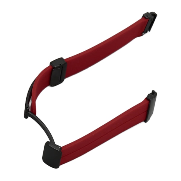 Justerbar Silikon Sports Urremærke med Foldbar Magnetisk Spænde til Fenix 7S/6S/5S - 0,79 tommer - Vinrød