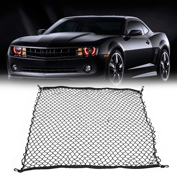 Universal 100x100cm Elastisk Net Organizer til Bagagerum - Bagage Net Holder