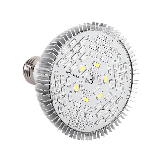 50W Full Spectrum E27 LED-vekstlys for hagebruk - 78 LED-er plantevekstlampe for hagen
