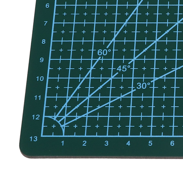 A5 Selvhelende Slitesterk PVC Skjærebrett for DIY-Prosjekter - Grønt Håndverksbrett Green