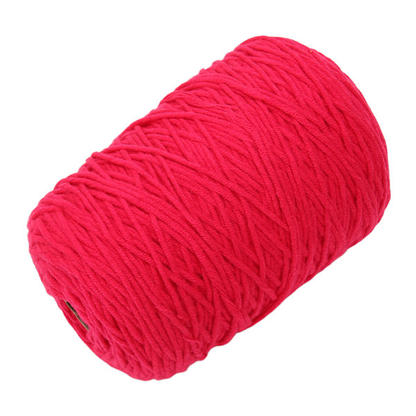 Myk bomulls-polyester blanding lang-haug tufting garn: 437 yards, 0,2 tommer bred, krympebestandig - Perfekt for DIY håndverk veving