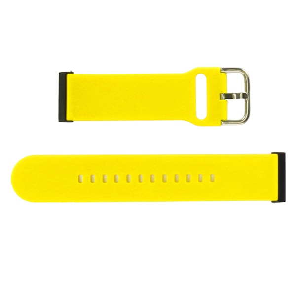 Justerbart Silikonarmband för Suunto 7 Smartwatch - Gul Tillbehör
