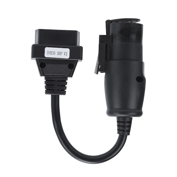 30cm/9,8 tum OBD2 30-stifts till 16-stifts diagnostisk kabeladapter för IVECO-lastbilar