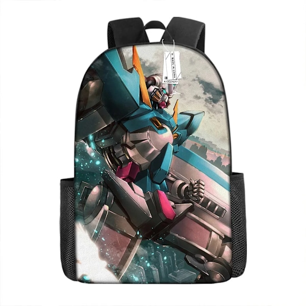 Barn Pojkar G-GUNDAM Klassisk Ryggsäck - Student Ryggsäck för Skolan - Vattentät Canvas Rese Ryggsäck för Tonåringar