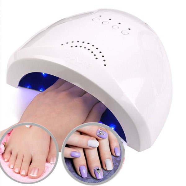 48W Professionell Nagellampa LED Manikyr UV-lamppu Nageltork