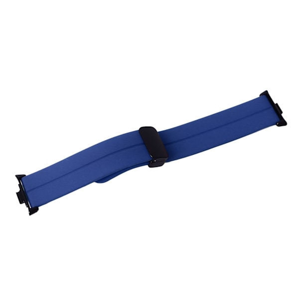 Fleksibel Vandtæt Silikon Magnetisk Foldbar Urrem til Mi Band 8 Pro - Blå