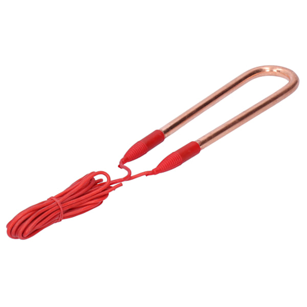 Elektrisk Varmerør i Messing - Eksplosionssikkert U-Formet Varmelegeme med 115 cm Kabel (2KW, Mål: 26,5 x 6,5 x 1 cm / 10,4 x 2,6 x 0,4 tommer)