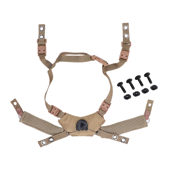 Justerbar Dial Suspension System Hakestrops Tilbehør til Fast og MICH Hjelme Mud Color