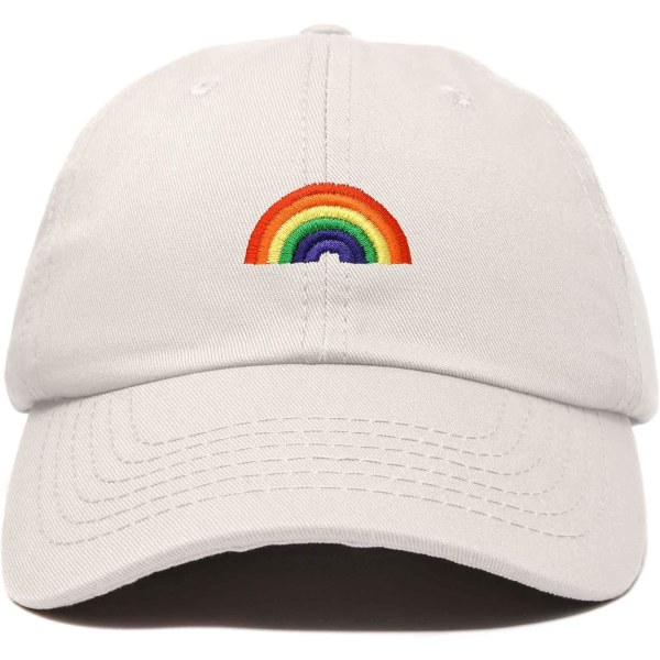 Rainbow Baseball Cap Kasket Sød Hat Bløde bomuldskasketter