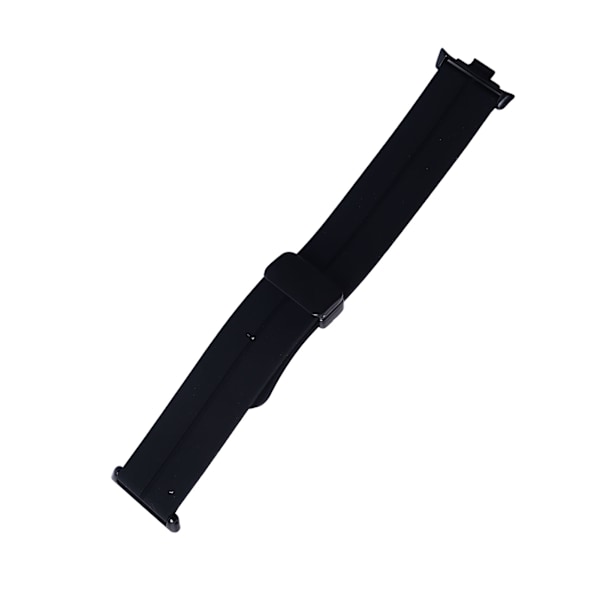 Silikon Magnetiskt Vikbart Vattentätt Flexibelt Armband för Mi Band 8 Pro - Svart