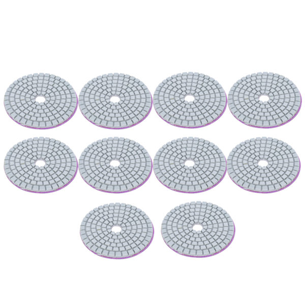 10 stk 3in slipeskiver Pads polering polering diamant marmor betong steiner 800 mesh 800