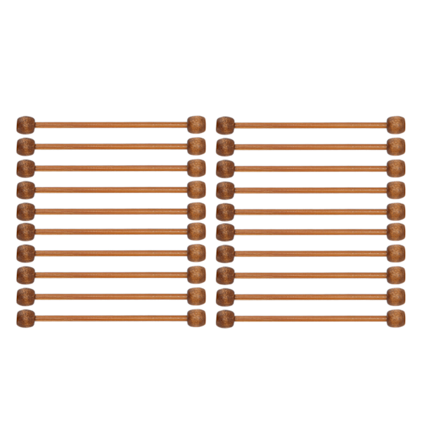 20 Mini Hengepinner i Tre - Polerte DIY Håndverkspinner for Håndlagde Prosjekter