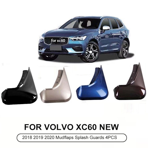 4 KPL Etu- ja takalokasuojat Roiskeläpät Volvo XC60 2018-2020