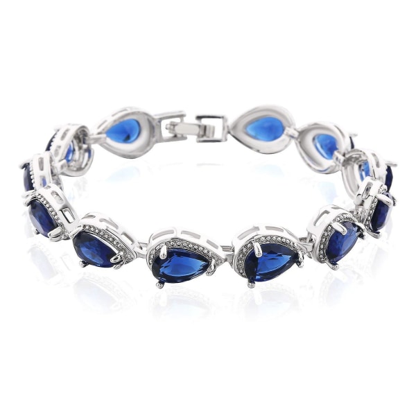 Angel Tear Design moderigtigt krystalarmbånd til kvinder blue