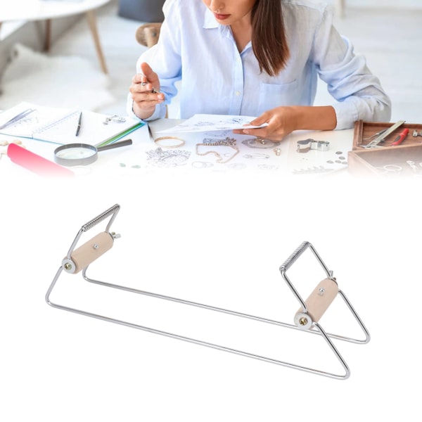 Metallperlevev DIY Håndverksett for å lage perlearmbånd, halskjeder, belter og smykker i sølv Silver