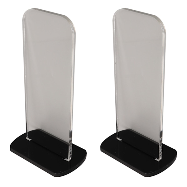 2 st Akryl Boxningshandske Stativ Vertikalt Boxningshandske Display Stativ Akryl Handskestativ Svart 2pcs Black