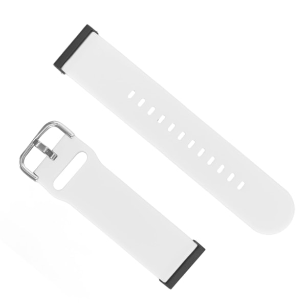 Justerbart Silikonarmband för Suunto 7 Smartwatch - Vit Tillbehör