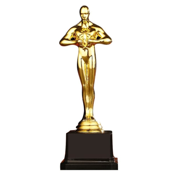 19 cm Oscar Trophy Awards Copy Small Gold Man Competition Craft