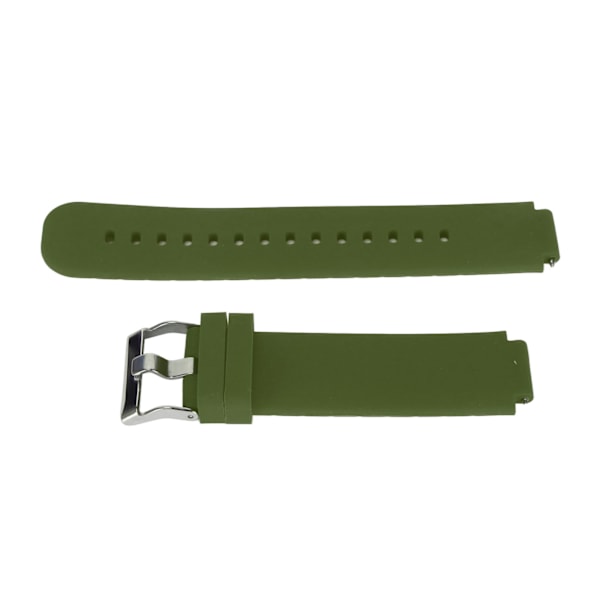 Justerbart mjukt silikonarmband i OD Grön för Amazfit Verge 2 (Modell A1807)