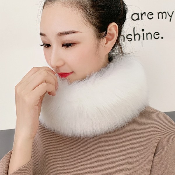 Vinter Neck Wrap Faux Fur tørklæde GRÅ grey