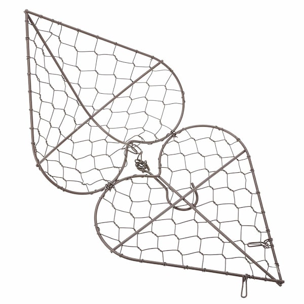 Hjärtformad järnväxtkorg - Hängande kranshållare (växter ingår ej) - Mått: 21*20*6cm