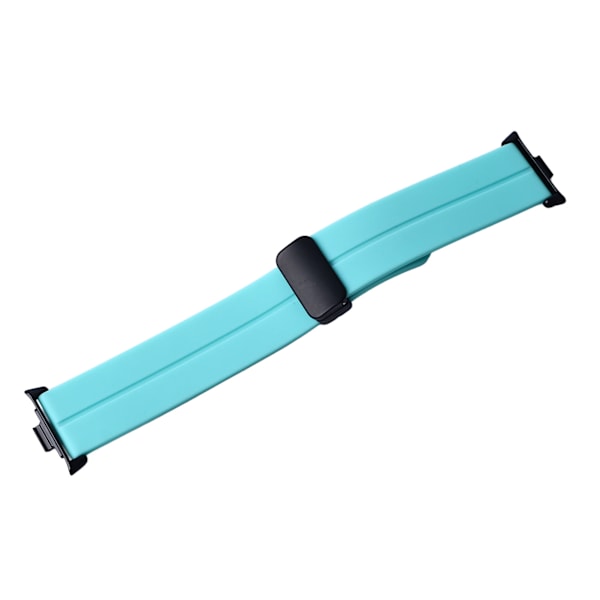 Mintgrøn Vandafvisende Silikon Magnetisk Foldbar Fleksibel Urrem til Mi Band 8 Pro