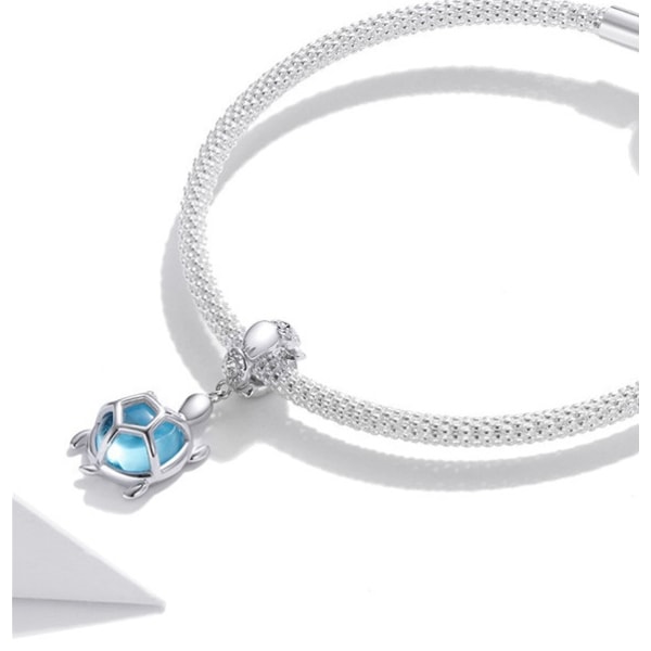 925 Silver Turtle Charm hänge armband smycken födelsedag