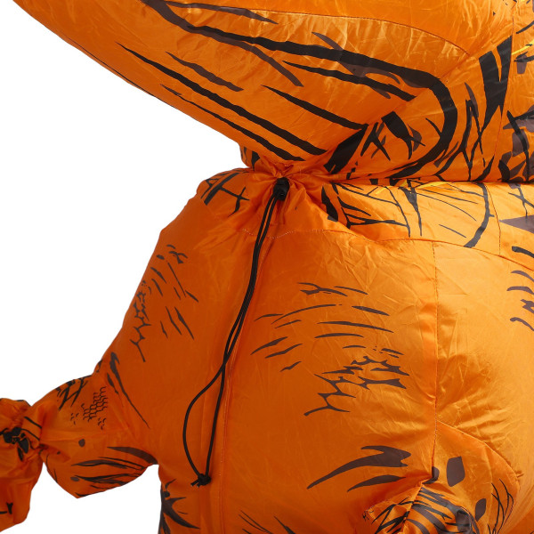 Dinosauriekostym T Rex Uppblåsbar Dinosaurie Dräkt för Halloween Cosplay Fest Jul Barn 120‑140cm Brun Brown