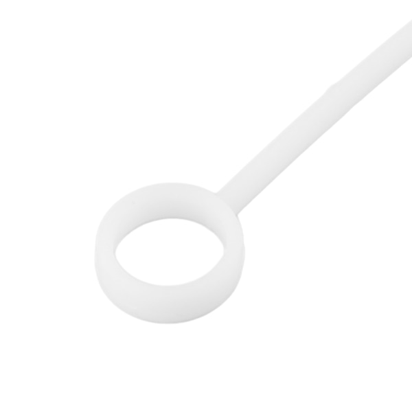6 stk Silikonkopp Straw Stoppers - Gjenbrukbare Forseglede Dekkhetter for Kvadratiske og Runde Kopper - Transparent Lekkasjesikker Sett 6PCS Transparent