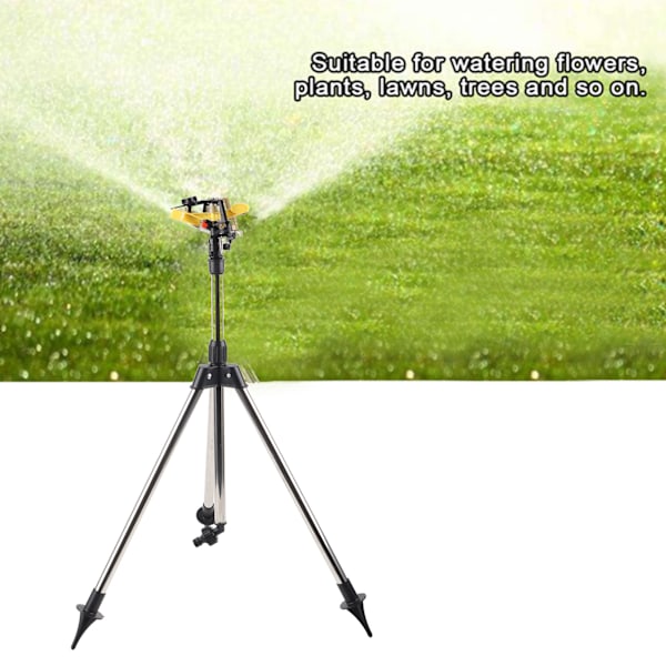 Stål Tripod Sprinklersystem til Automatisk Vandvanding - Have- og Plæneudstyr