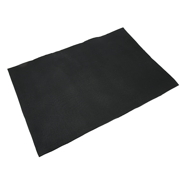 Sort 1,2 mm Anti-Slip Blød Gummi Sålark til Sko Reparation og Polstring - Slidstærkt Design