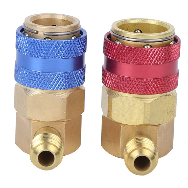 R134A Airconditioningskobling 90 Grader Hurtigkobling Adapter - Ikke Justerbar Tilbehør
