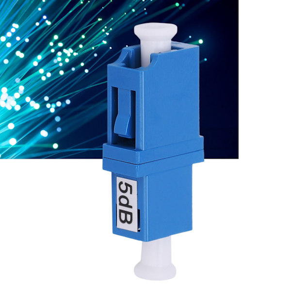 LC/UPC-5DB Singlemode Optisk Fiber Connector Kobling med Flensadapter og Dæmper