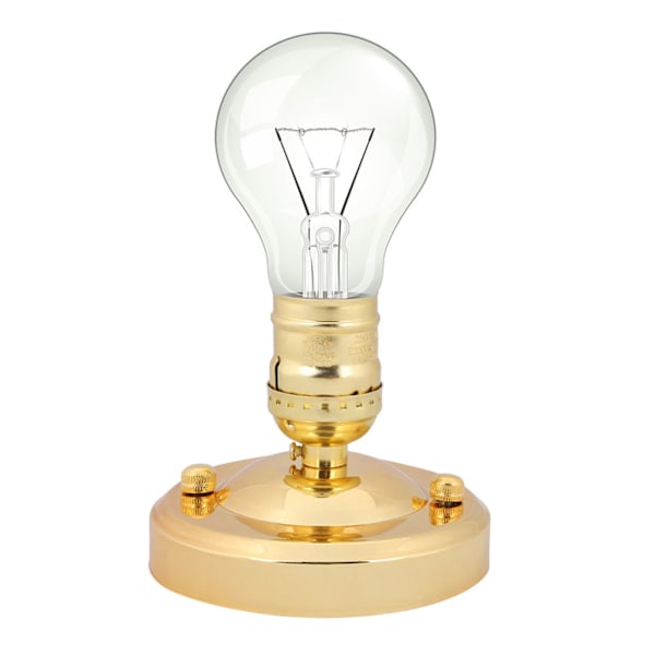 26/E27 Vintage Industrielt Loftlampe/Væglampe med Guldsokkel til Hængende Pære