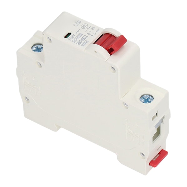 DC Miniatyrbrytare 1P Solcells-PV-System Isolator 50A DIN-Skena Monterad DC250V 6000A Segmentkapacitet DZ47-63Z C50