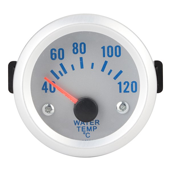 52mm 2\" Universal Bilmotor Digital Blå LED Vandtemperaturmåler - 40-120℃ Range